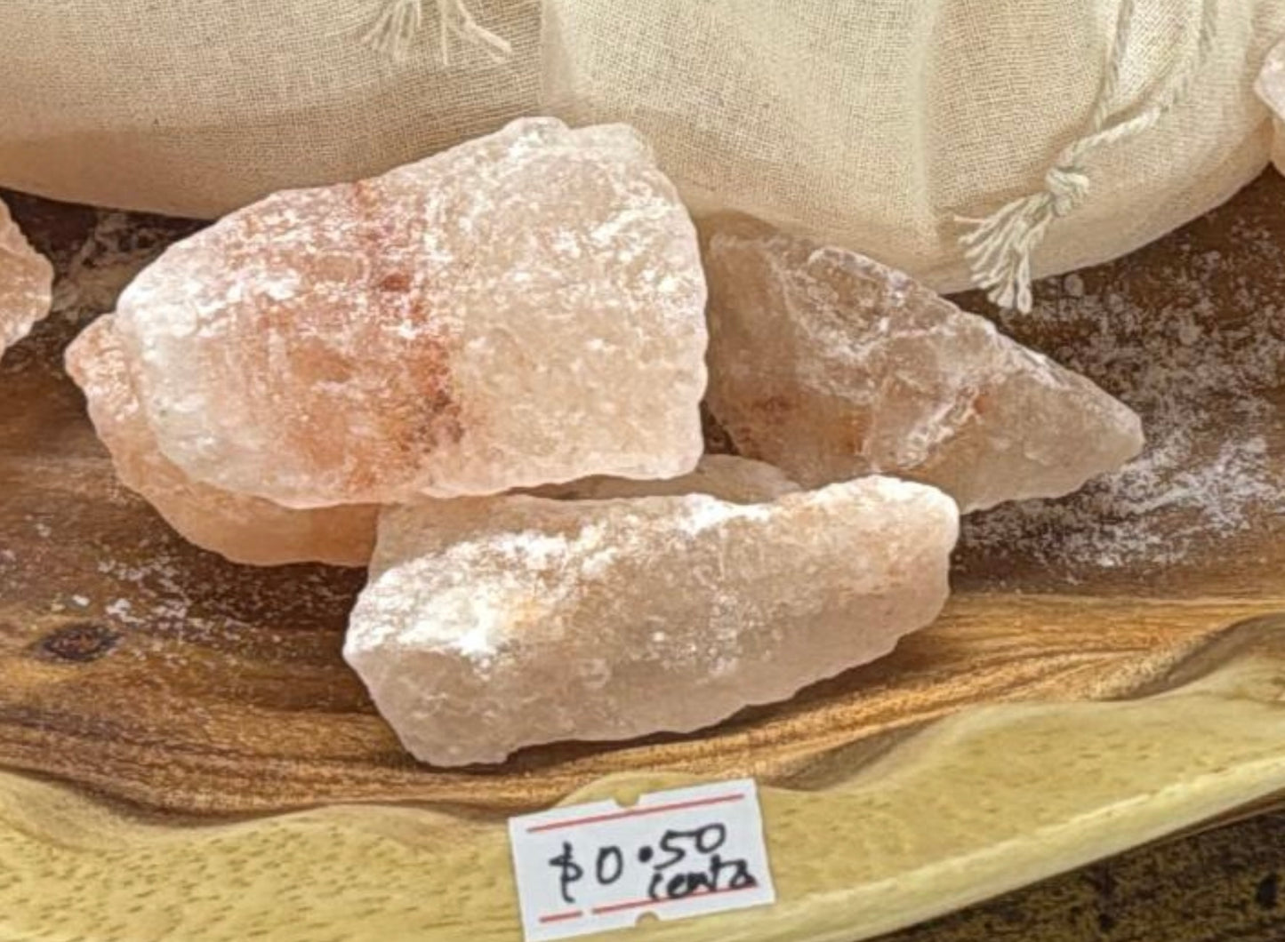 Himalayan pink salt chunks - Small