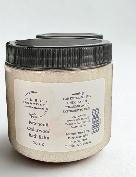 Patchouli Cedarwood Bath Salts