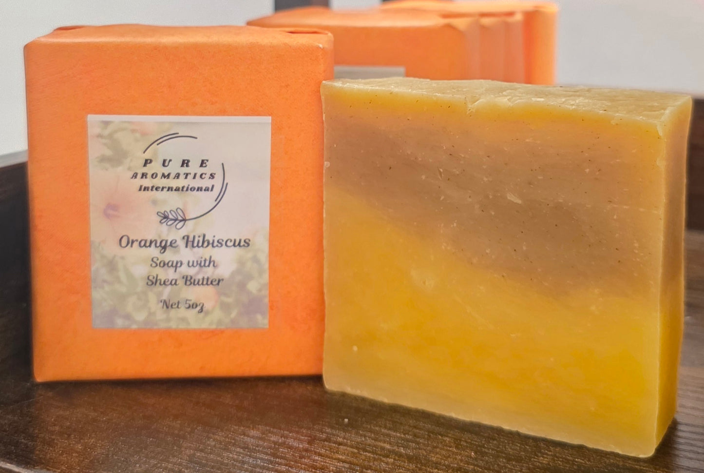 Orange Hibiscus Soap