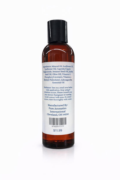 Herbal Harmony Calm Massage Oil Blend (Stress Relief)