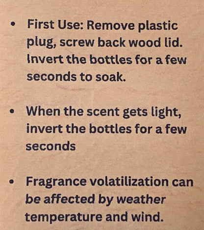 Rose & Chamomile Car diffuser