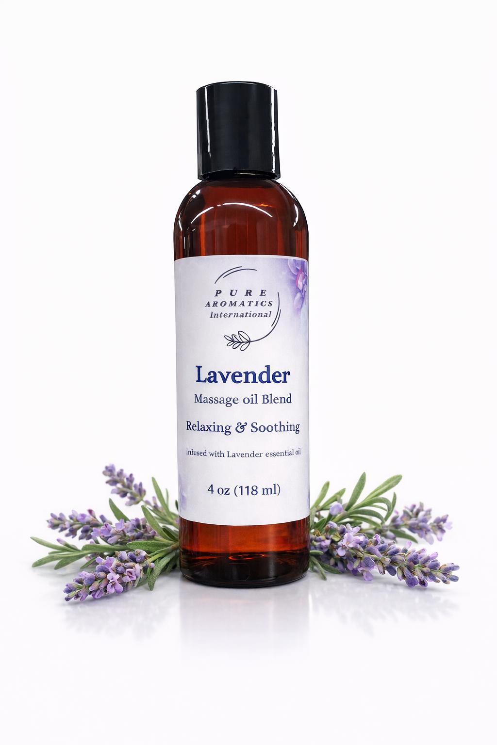 Lavender Massage Oil Blend (Relaxing & Soothing)