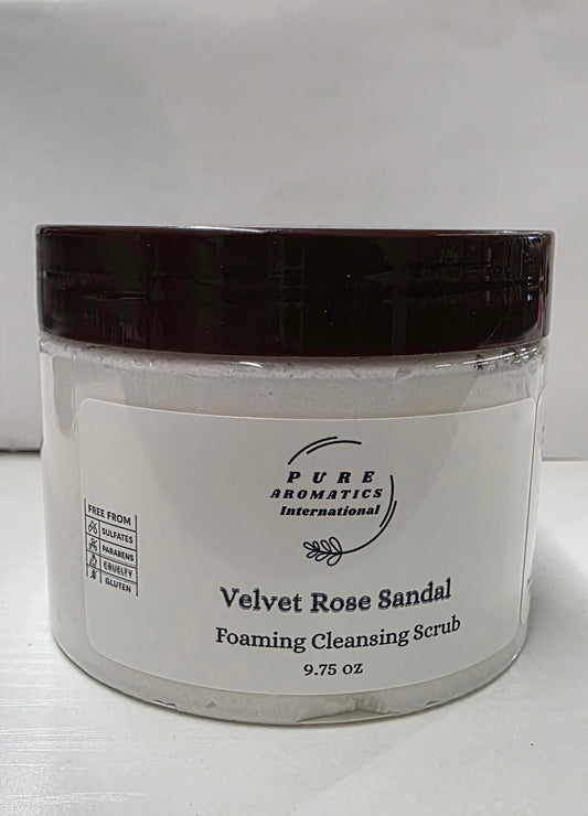 Velvet Rose Sandal Foaming Cleansing Scrub