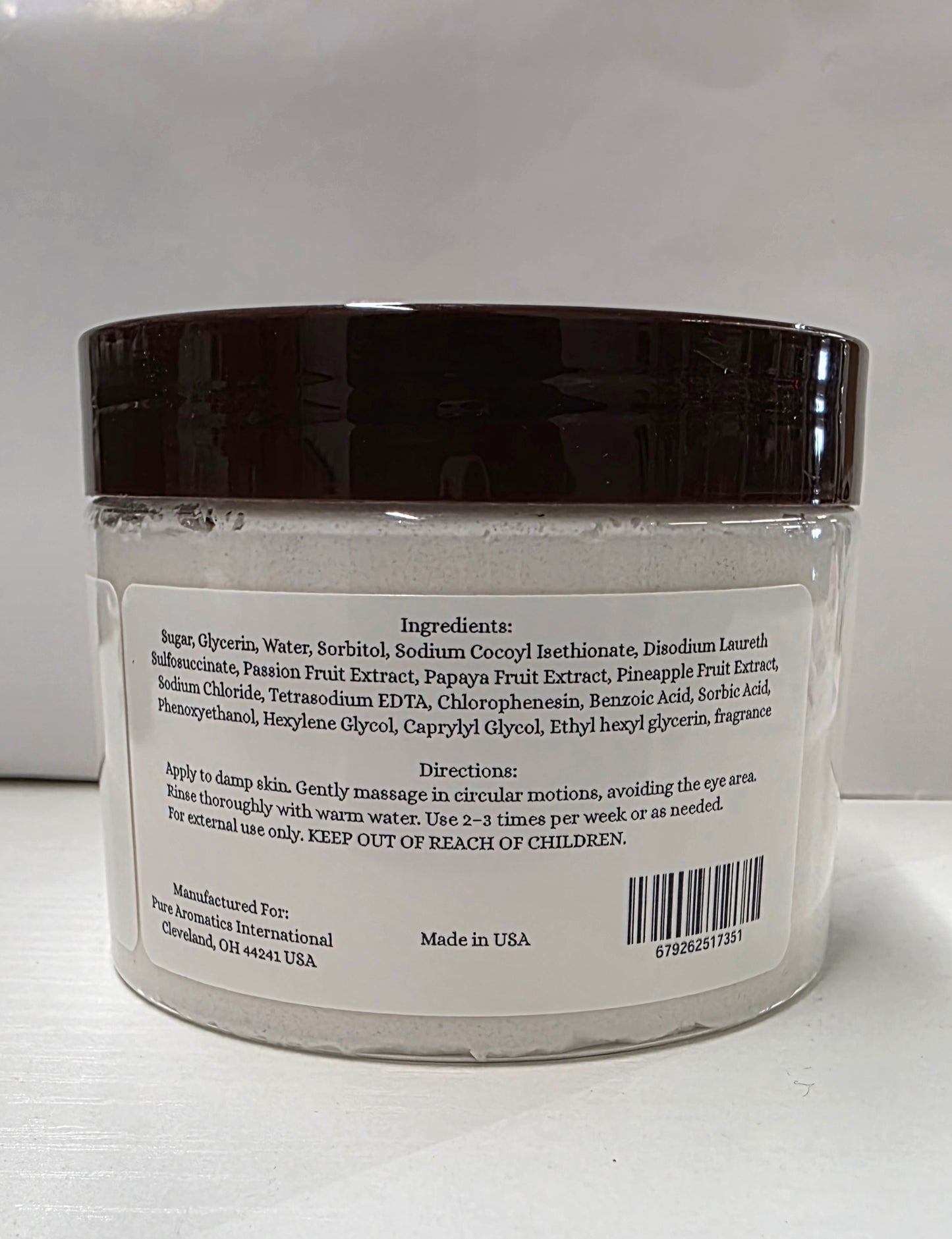 Velvet Rose Sandal Foaming Cleansing Scrub