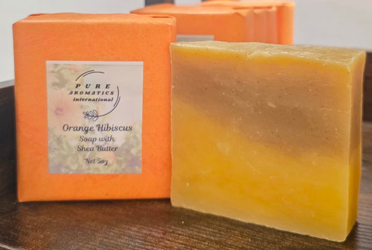 Orange Hibiscus Soap